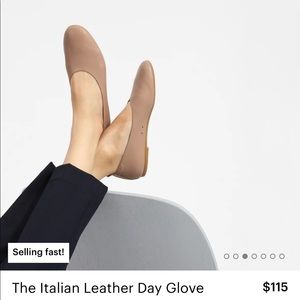 Everlane Italian Leather Day Glove - Tan, 6